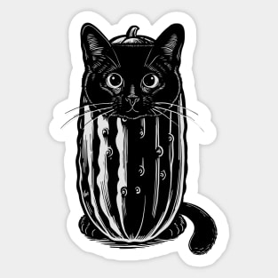 Kitty in A Pickle 2 Sticker